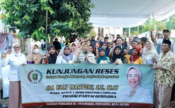 Elly Wahyuni Gelar Reses di Kelurahan Rejo Mulyo