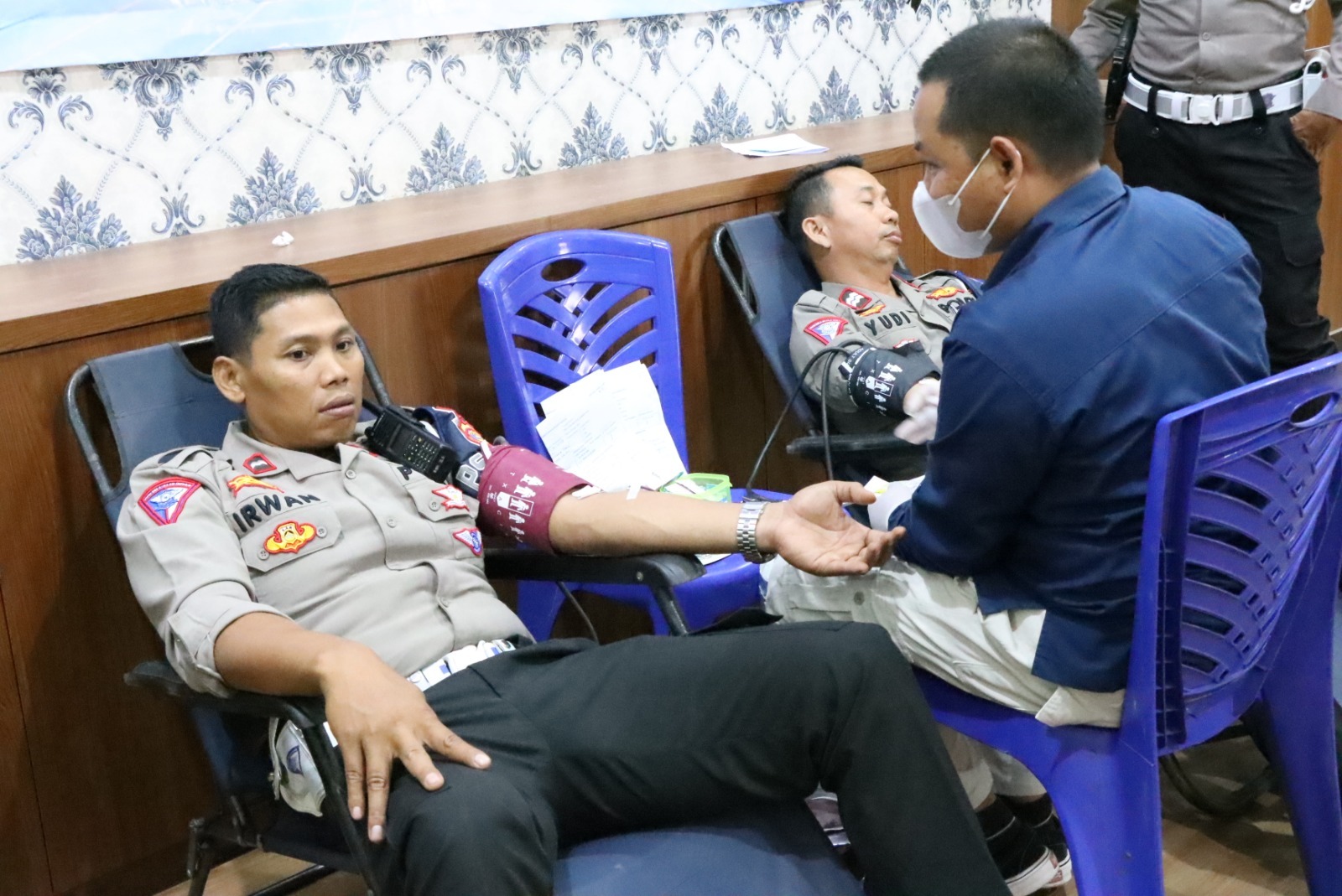 Gelar Bakti Kesehatan Sambut Hari Lalu Lintas Bhayangkara Ke-68, Iptu Glend: Ada Donor Darah dan Khitanan Massal Gratis