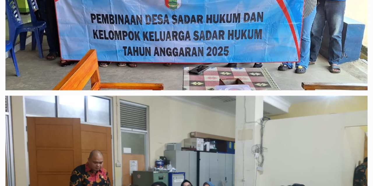 Pemkab Pesawaran Tingkatkan Kesadaran Hukum Melalui Pendampingan dan Sosialisasi Desa Sadar Hukum