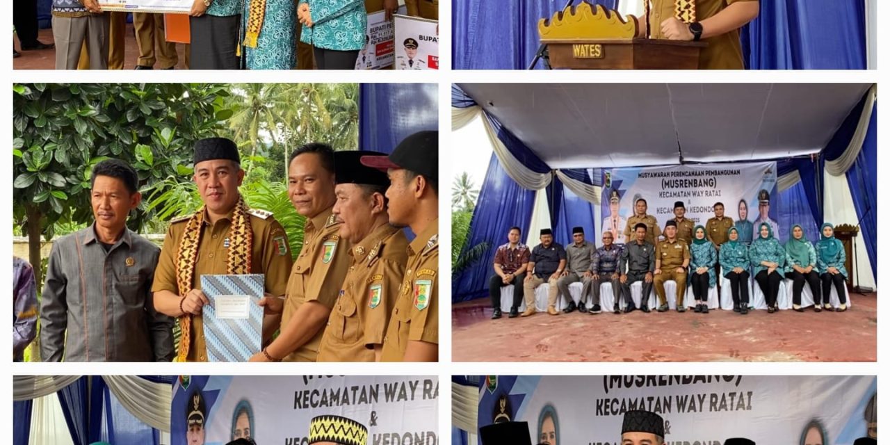 Bupati Pesawaran Tekankan Pentingnya Perencanaan dalam Musrenbang Kecamatan Kedondong dan Way Ratai